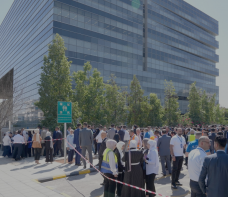 Housing Bank Conducts An Evacuation Drill in its Main Buildings