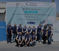 متطوعو إمكان الإسكان يشاركون في اليوم الطبي المجاني في أم صيحون بالتعاون مع جمعية الإغاثة الطبية العربية